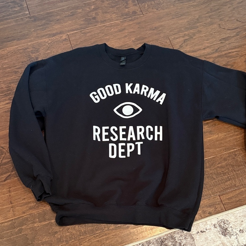 Black crewneck